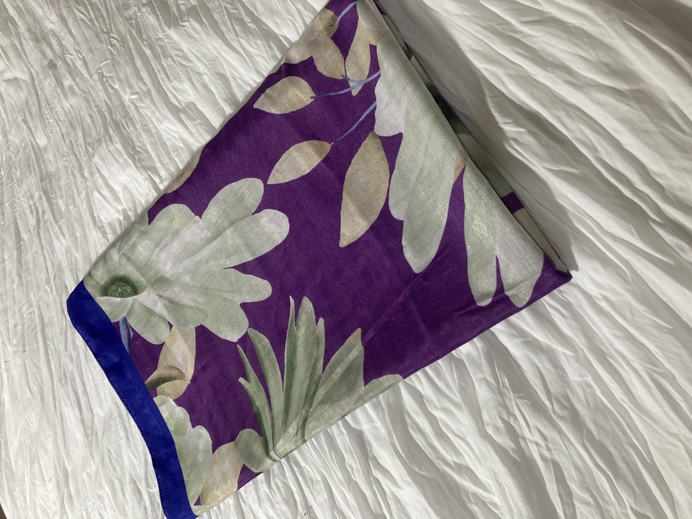 Floral Pamuklu Şal