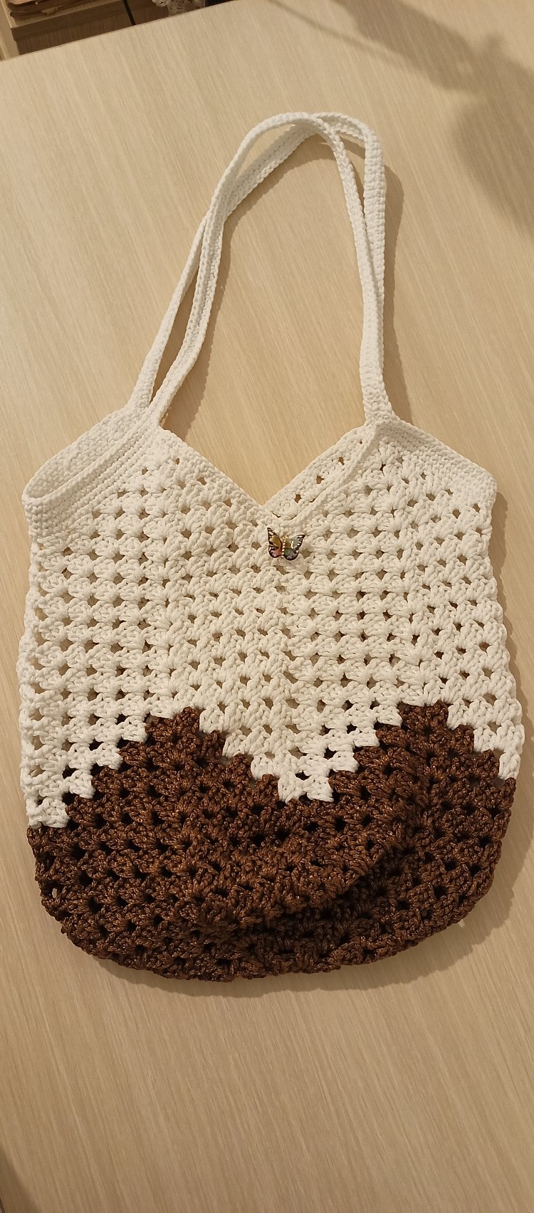 Polyester Makrome Omuz Çantası