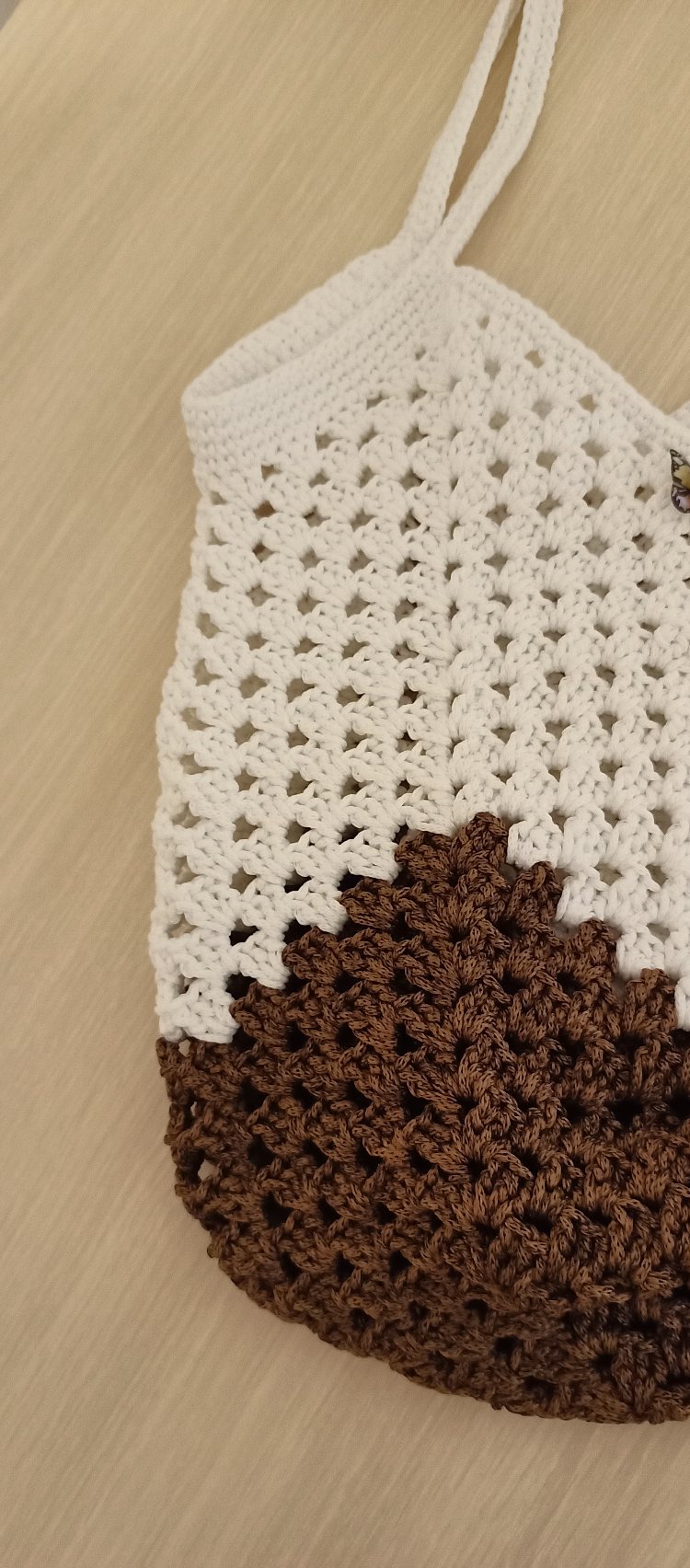Polyester Makrome Omuz Çantası