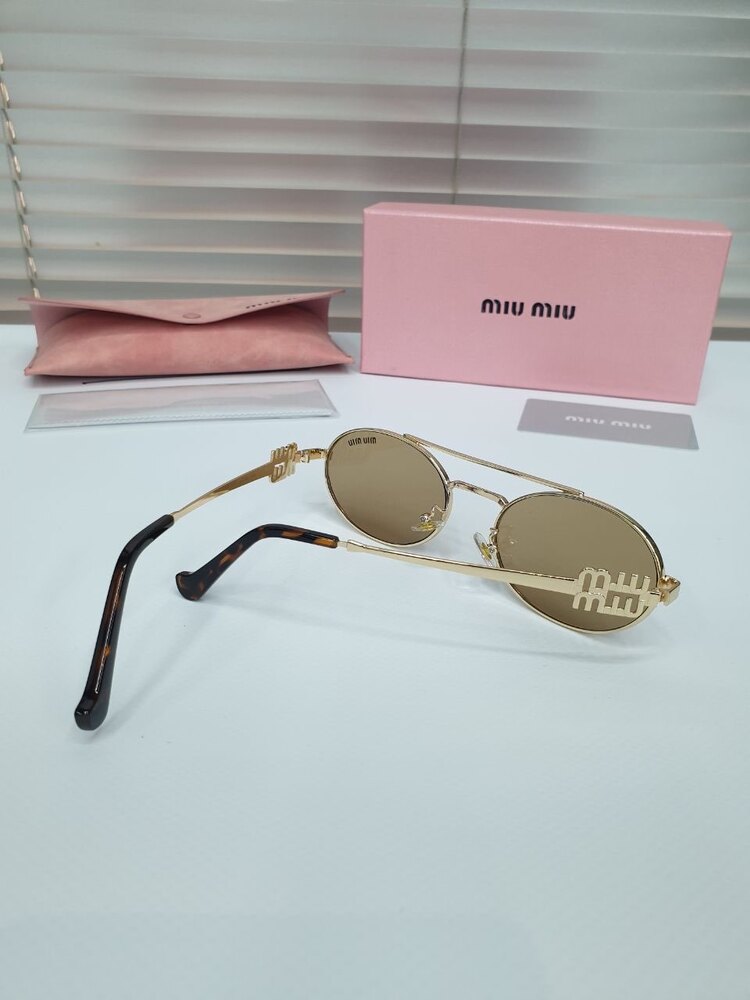 Miu Miu Gold Gözlük 