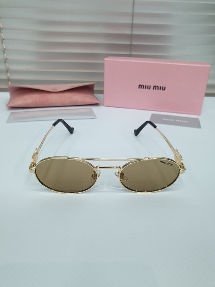 Miu Miu Gold Gözlük 