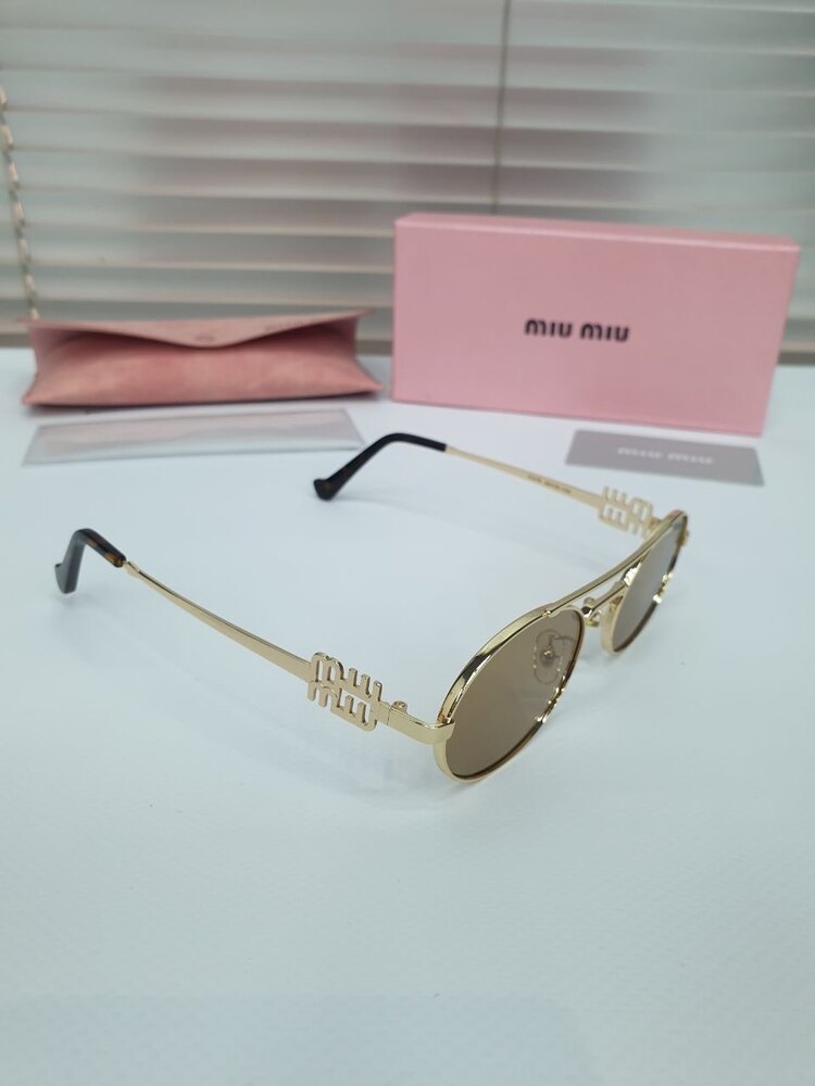 Miu Miu Gold Gözlük 