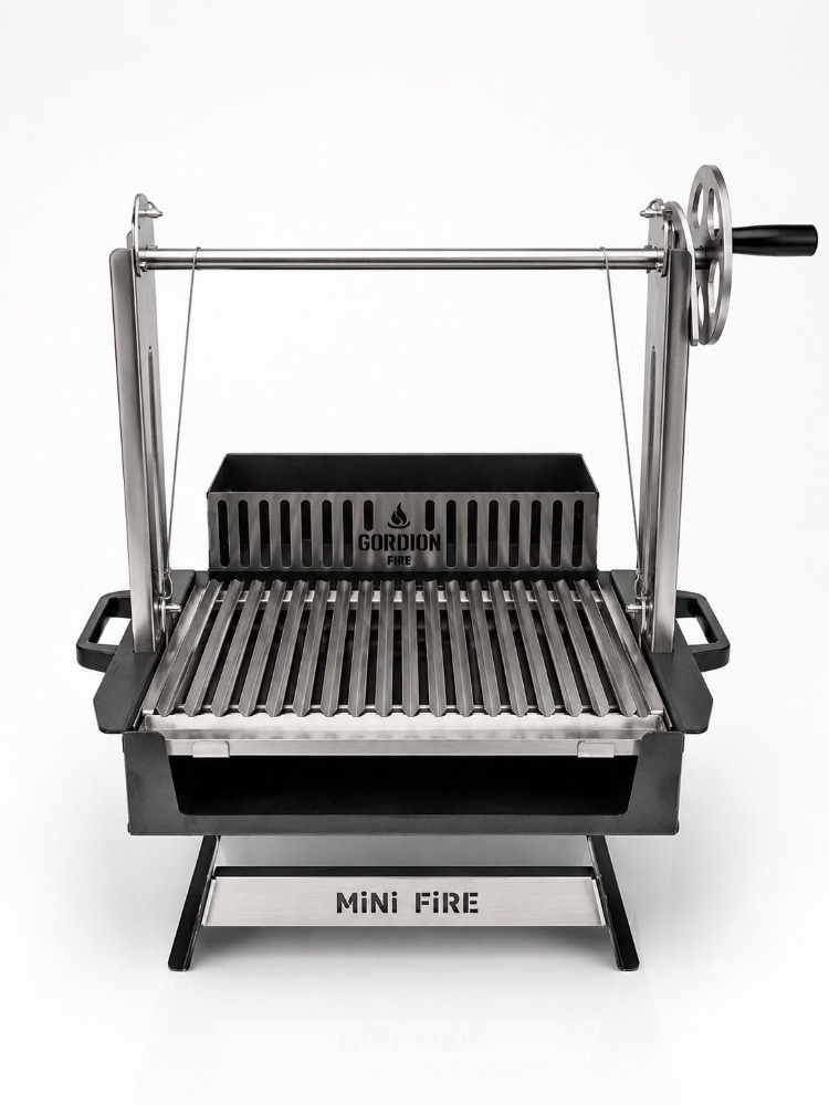 GORDİON FİRE Mini Fire Asado Usulü Ayarlanabilir Izgara-En Sağlam Mangal