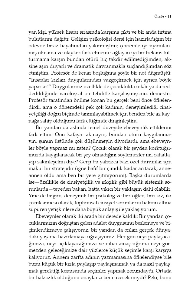 Cinsiyetçilik ve Duyarlık / Jo-Ann Finkelstein