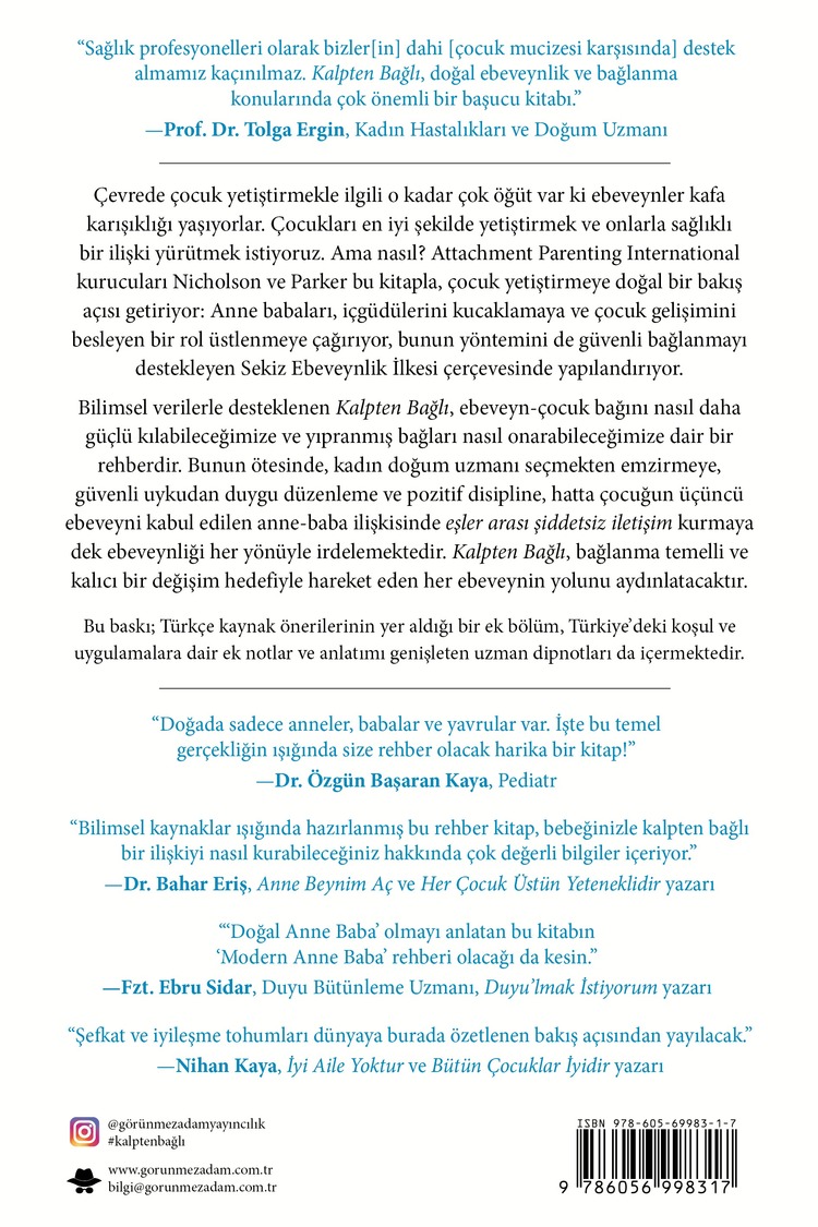 Kalpten Bağlı / Nicholson, Parker