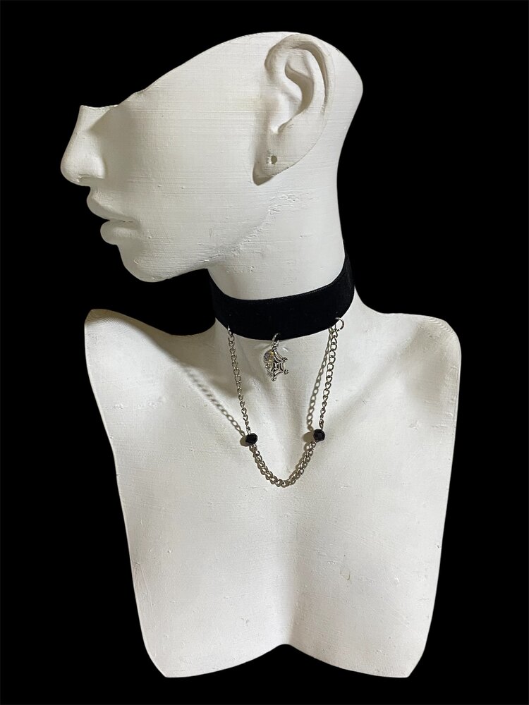 Gotik kadife choker