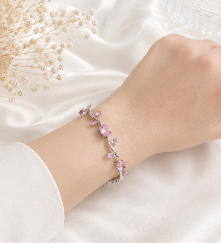 TULİP PEMBE LALE BİLEKLİK