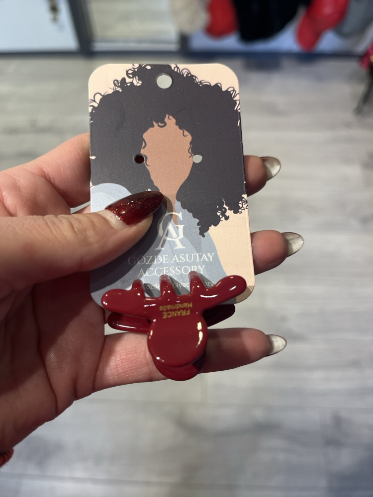 Mini kemik mandal toka bordo