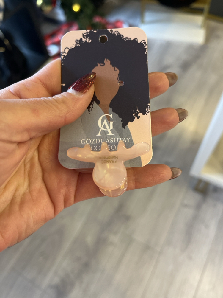 Pembe mini kemik mandal toka