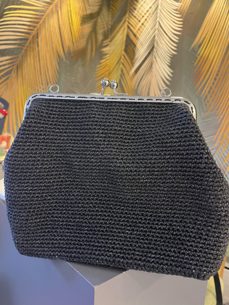 Siyah clutch çanta 