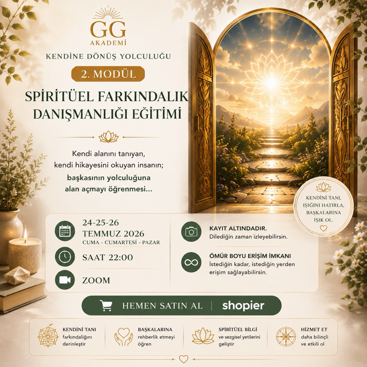 Spiritüel Farkındalık Danışmanlığı Eğitimi 2. Modül