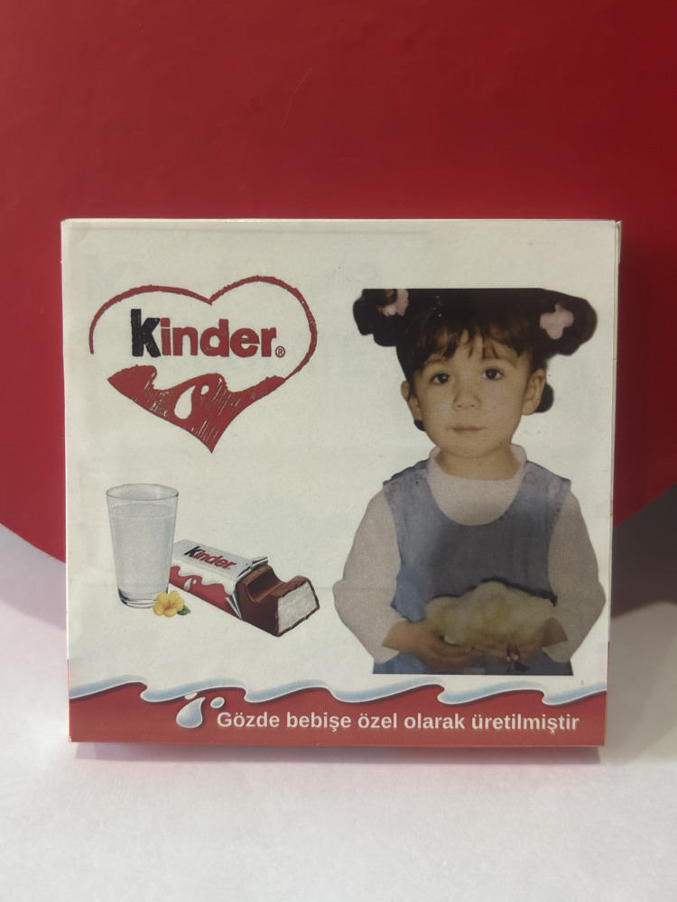 Kişiye özel kinder 
