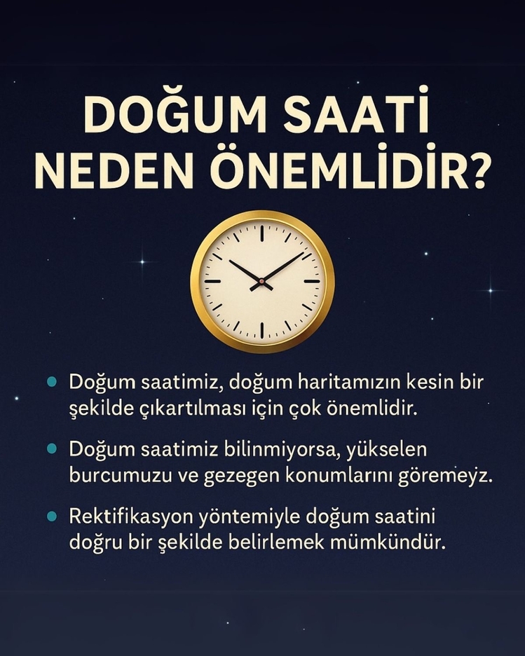 Doğum Saati Belirleme (Rektifikasyon) Danışmanlığı