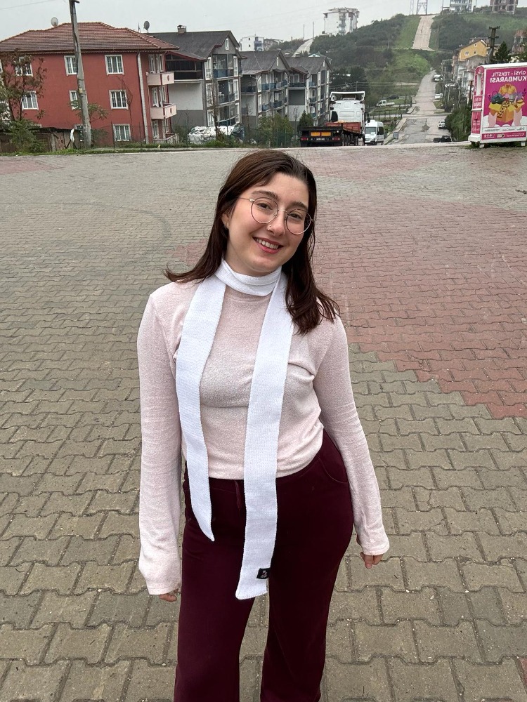 Beyaz İz İnce Atkı