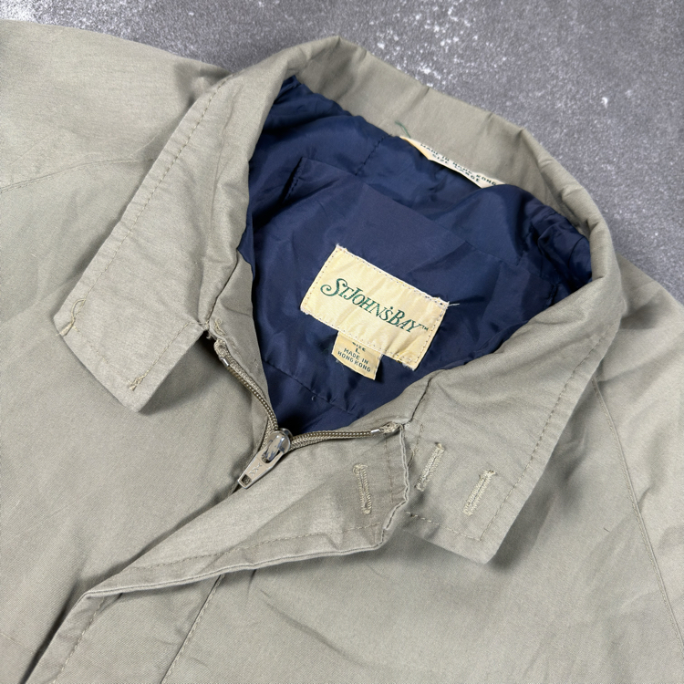 (L) Vintage 90s St. John’s Bay Harrington Bomber Jacket