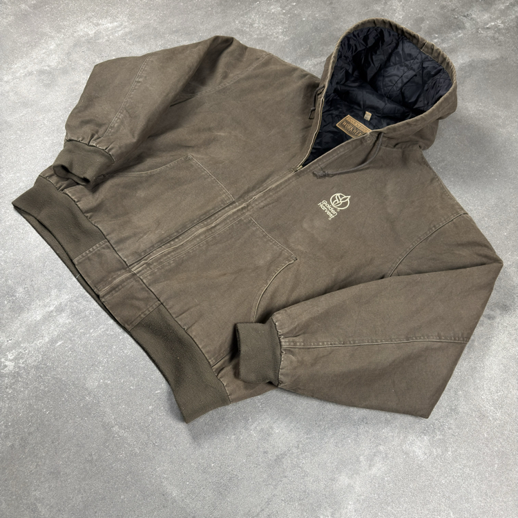 (XXL) Vintage Swingster Tough Workwear Hooded Canvas Jacket