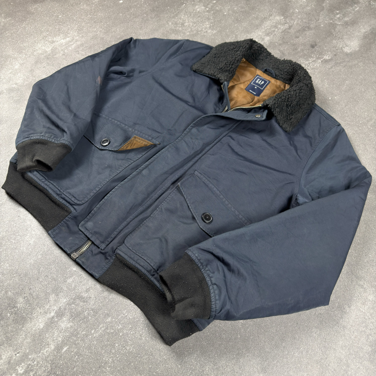 (XL) Vintage Y2K GAP Aviator Bomber Jacket