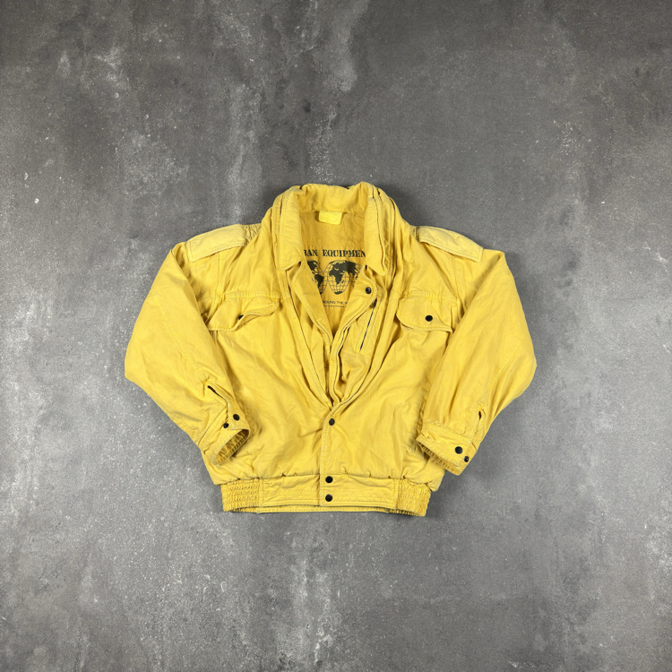 (M) Vintage 90s Urban Equipment World Wear Bomber Jacket