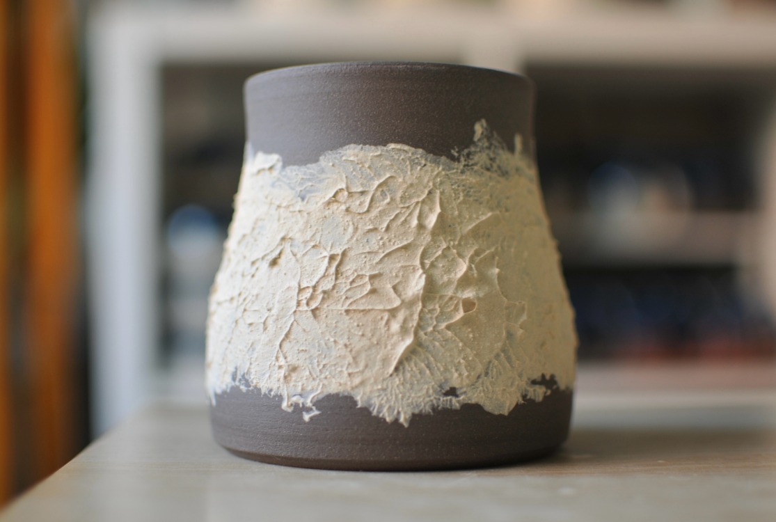 Frisson Cup (Siyah-Beyaz Stoneware)
