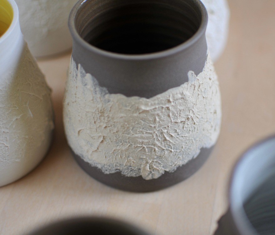 Frisson Cup (Siyah-Beyaz Stoneware)