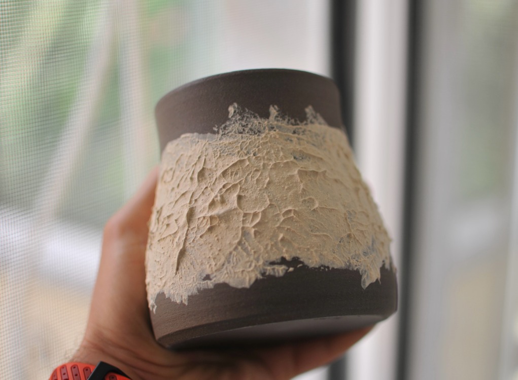Frisson Cup (Siyah-Beyaz Stoneware)