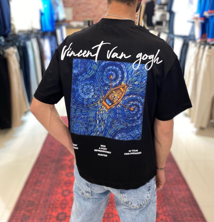 Oversize Baskılı T-shirt