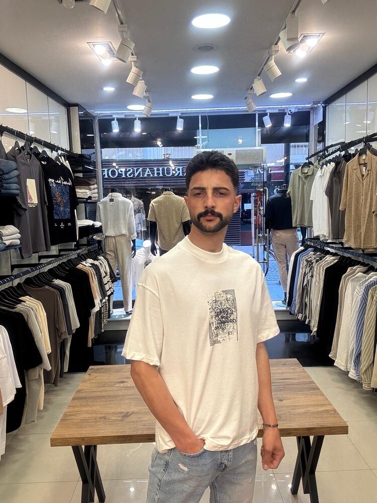 Oversize Sırt Baskılı T-shirt