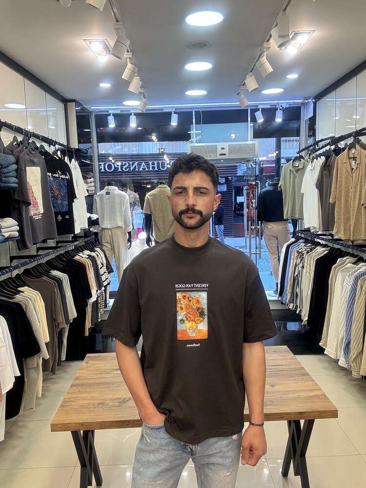 Oversize Sırt Baskılı T-shirt