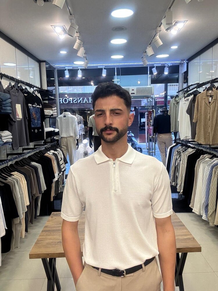 Fermuar Yaka İnce Triko