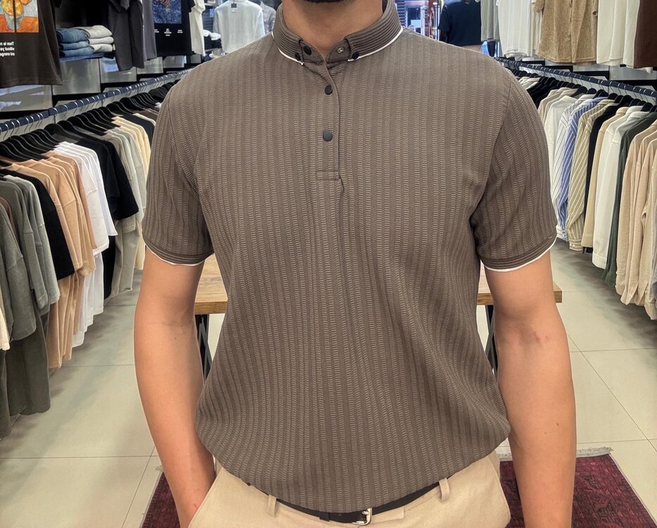 Polo Yaka Detay T-shirt