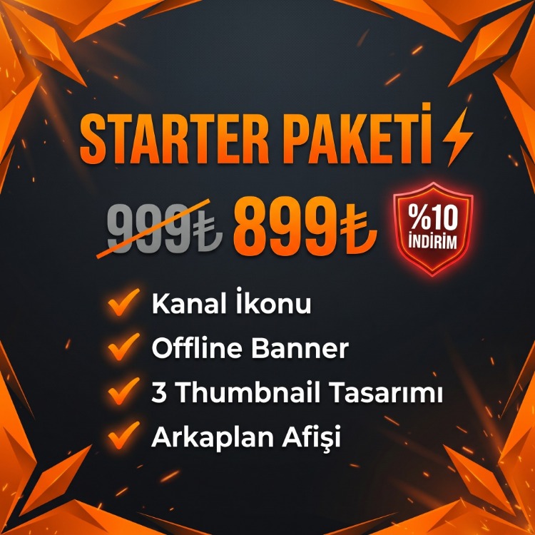 ⚡ STARTER PAKETİ