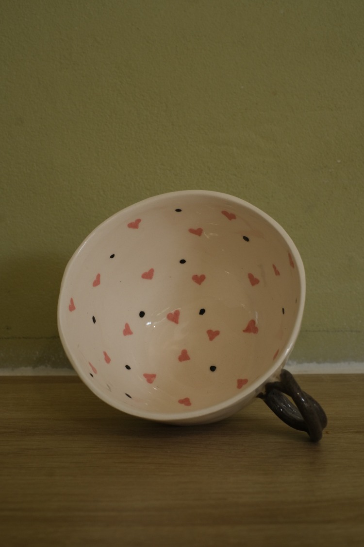 In Mug Heart Fincan