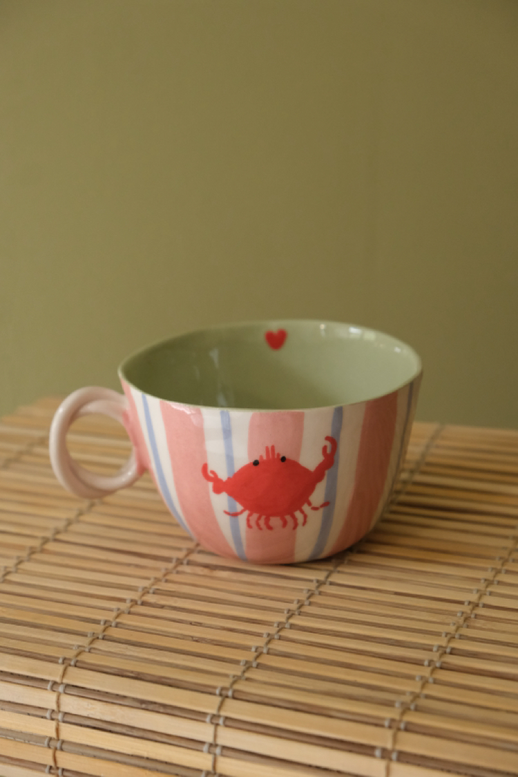 Crab Fincan (yeşil)