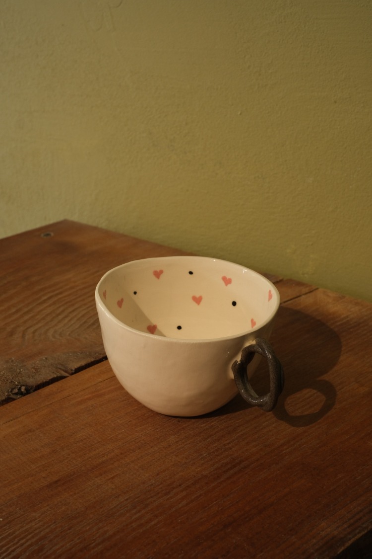 In Mug Heart Fincan