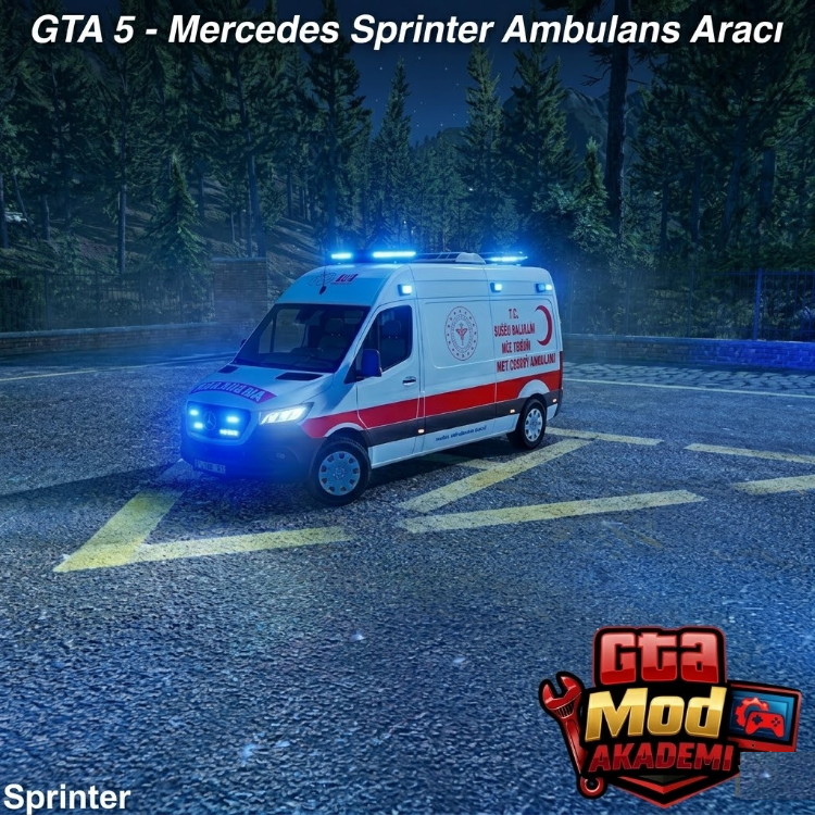GTA 5 - Mercedes Sprinter Ambulans Aracı