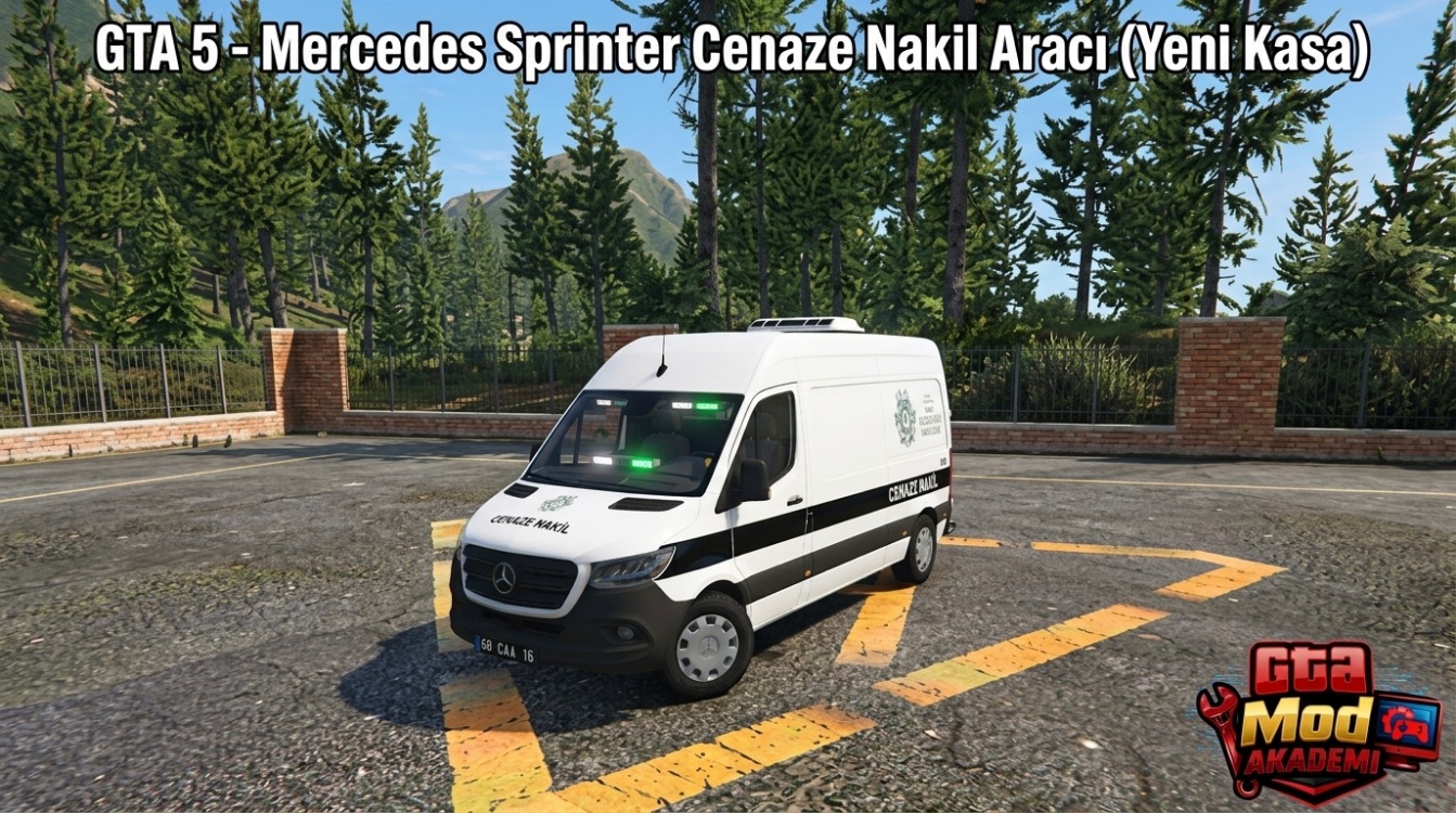 GTA 5 - Mercedes Sprinter Cenaze Nakil Aracı (Yeni Kasa)
