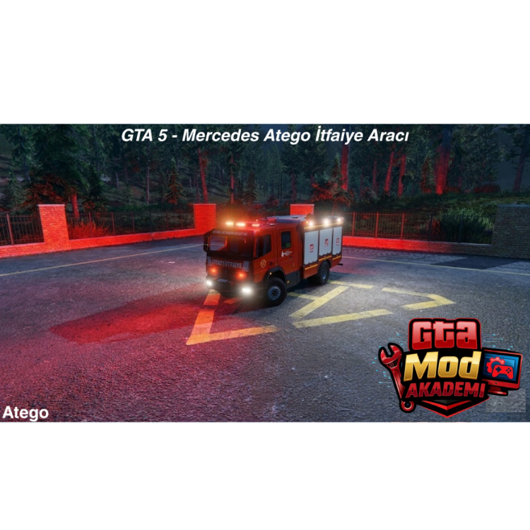 GTA 5 - Mercedes Atego İtfaiye Aracı