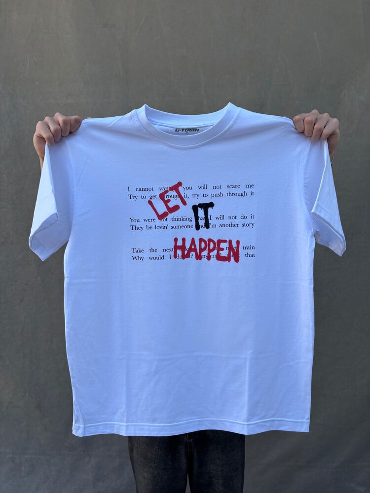 Let It Happen Oversize Tee