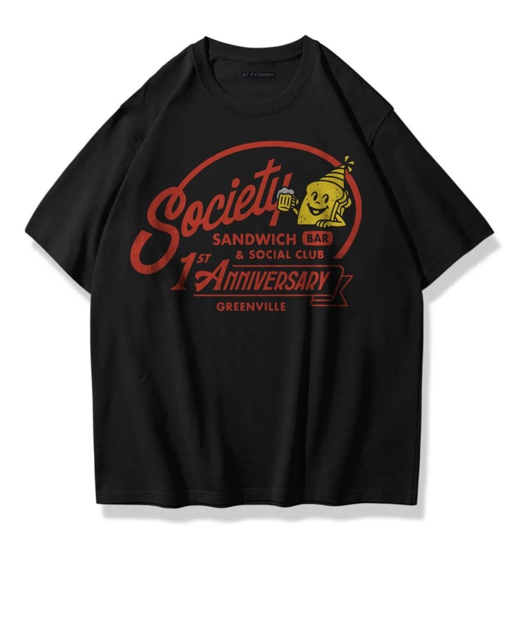 Society Oversize Unisex Tshirt