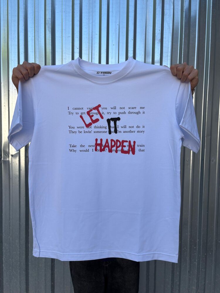 Let It Happen Oversize Tee