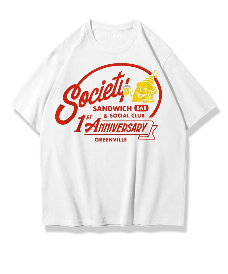 Society Oversize Unisex Tshirt