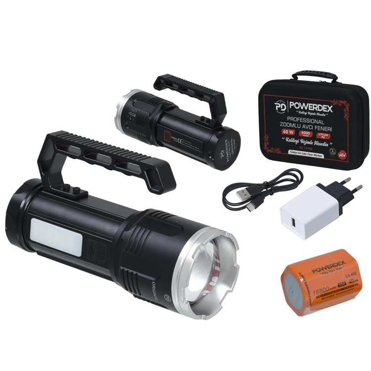 6000 lümen 60w - POWERDEX Pd- 14700 EL FENERİ