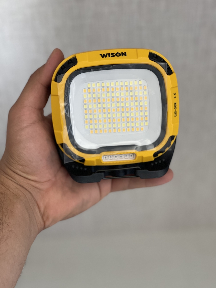 ŞARJLI PROJEKTÖR MIKNATISLI - 4 SAAT TAM PERFORMANS Wison Ws - 582