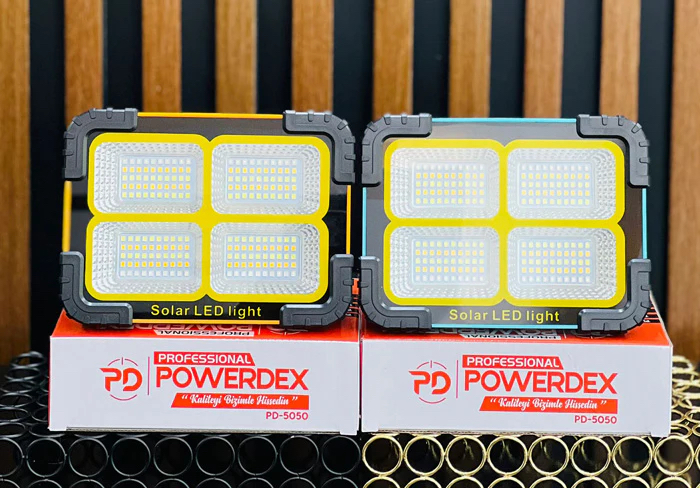 Projektör 6 saat şarj süreli - Güneş enerjili Powerdexpd5050