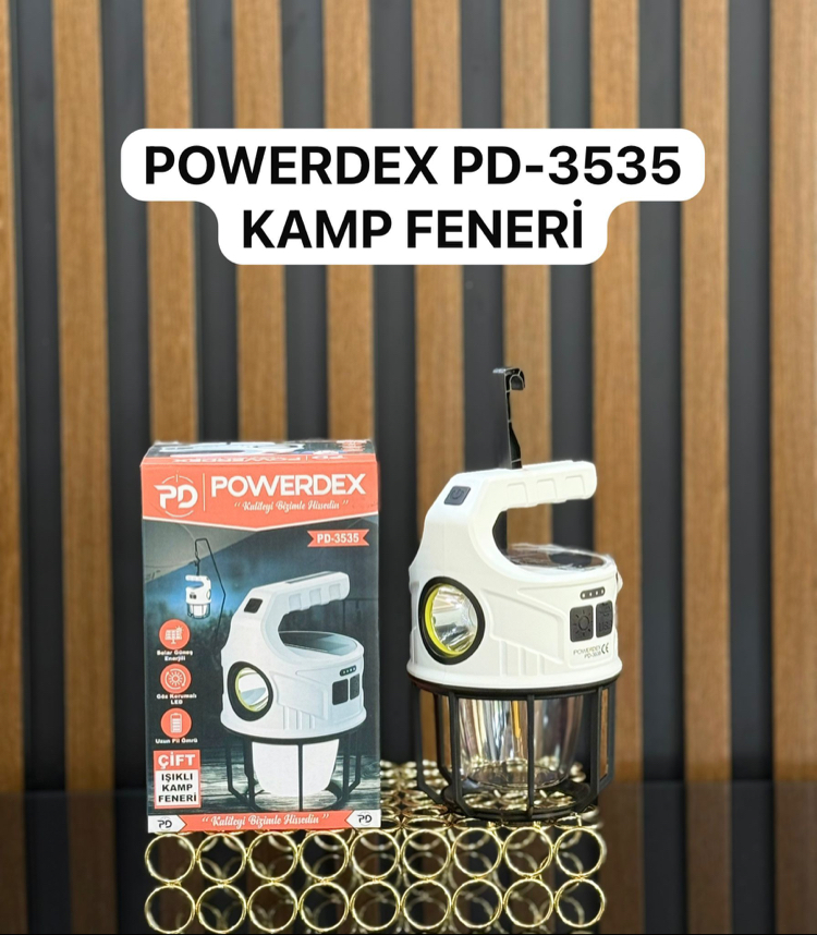 POWERDEX KAMP FENERİ - 6 SAAT ŞARJ SÜRELİ PD 3535