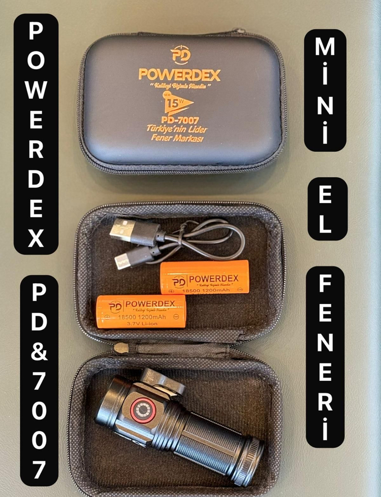 Powerdex MİNİ FENER - CEP FENERİ pd 7007