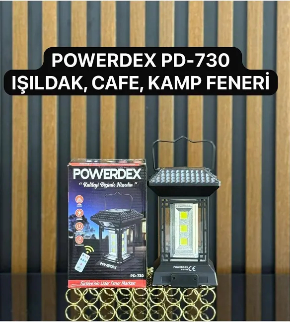 GÜNEŞ ENERJİLİ SENSÖRLÜ AYDINLATMA - Powerdex Pd 730