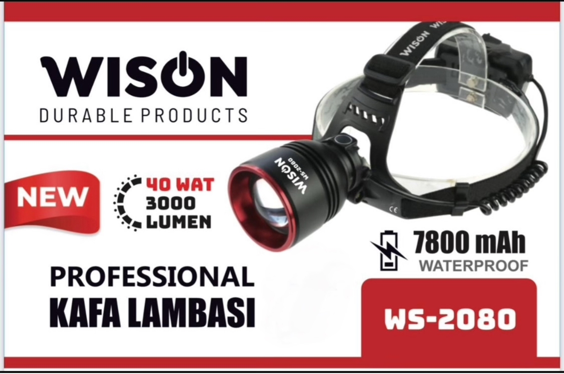 3000 LÜMEN KAFA LAMBASI SENSÖRLÜ Wison Ws2080