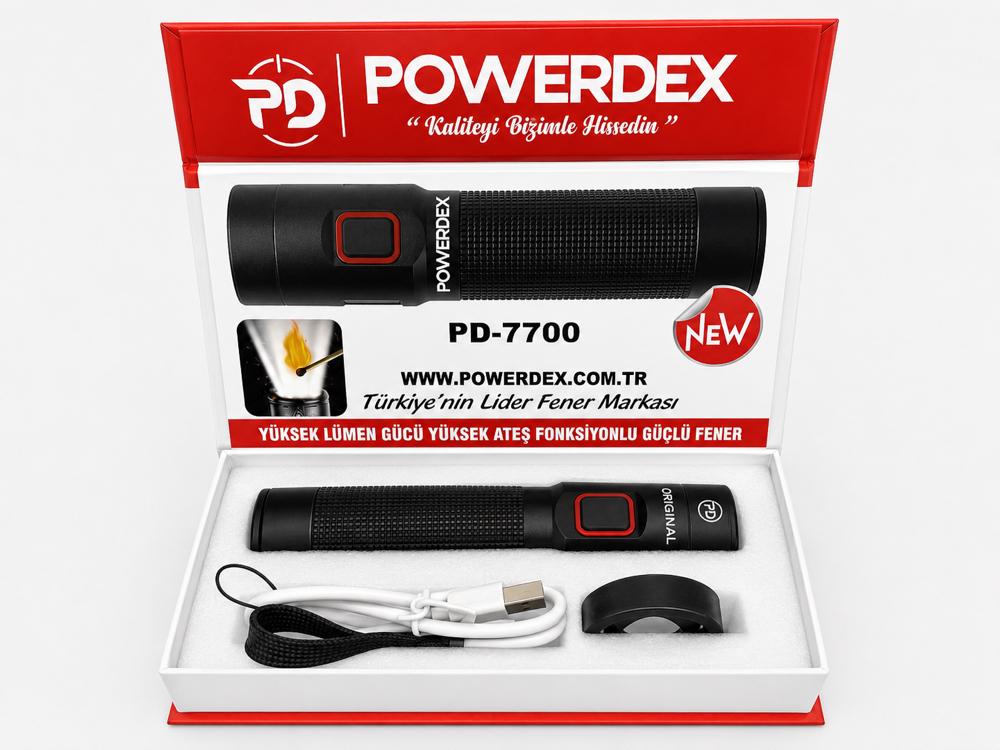 YENİ - POWERDEX PD 7700 EL FENERİ