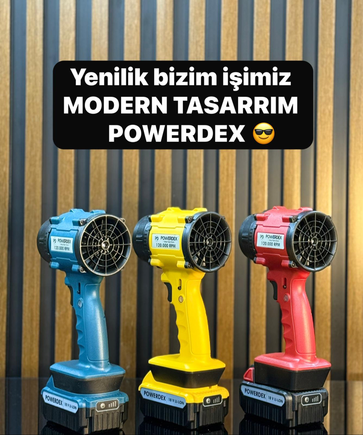120.000 RPM ÜFELEME FAN - Powerdex 